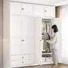 Armario de Acero para Dormitorio del Hogar, Fácil Montaje, Nuevo Modelo 2026, Moderno Minimalista, Apartamento Pequeño, Armario Metálico Ecológico