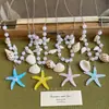 Colar Colorido de Praia de Verão para Beira-Mar, Colar de Conchas Coloridas Dopamina da Moda e Versátil para Mulheres Atacado