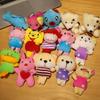Muñeco de máquina de garra juguete de peluche de ocho pulgadas puesto de empuje de piso de mercado nocturno muñeco de anillo muñeco para lanzar en bodas regalo de actividad
