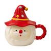 Taza Mágica Navideña Creativa Marca Taza de Aspecto Elegante Taza de Agua Linda con Tapa Recuerdo Regalo para Niña