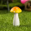 Micropaisaje, pequeños adornos, simulación de dibujos animados, pequeño hongo, muñeco, bonsái, musgo, paisajismo, artesanías decorativas de resina.