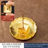 Queimador de incenso moderno simples criativo com plug de incenso, suporte de incenso ajustável, porta-incenso portátil de ágar-ágar e sândalo, pequenos ornamentos
