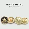 Jaqueta de Botão de Metal Estilo Britânico Gnu Terno Casaco Corta-vento Botão Versátil Uniforme Botão Decorativo