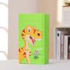 Bolsa de Papel Kraft de 80g de Venta Caliente Serie de Dinosaurios para Fiesta de Cumpleaños Bolsa para Dulces Bolsa para Alimentos Bolsa de Regalo con Calcomanías