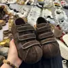 2026 Nuevo Modelo Kapibara Piel Genuina Suela Gruesa Aumentadores de Altura Estilo Alemán Zapatos de Entrenamiento para Mujer, Zapatos Individuales de Moda Casual, Cómodos Versátiles de Moda