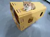 Túnel e Ninho Multifuncional para Gatos, Pode Ser Usado para Deitar e Brincar, Passagem em Túnel para Pets, Brinquedo Interativo para Gatos Aliviarem o Tédio