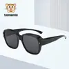 Conjunto de Óculos de Sol para Miopia com Armação Grande em Tr90 Moda Alta Definição Polarizados Masculinos para Dirigir Pesca Portátil Versátil Óculos de Sol Atacado Feminino