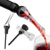 Bico pourer para vinho Pica-pau Decantador Bico para vinho tinto Decantador pourer para vinho tinto Acrílico Pourer para vinho de aço inoxidável