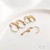 Pacote Ouro 14K Cor Dourada Real Conserva Cor Gancho de Brinco Francês Gancho de Mola para Orelha DIY com Brincos Acessórios para Brincos Feitos à Mão