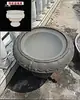 Molde para Vaso de Flor de Cimento com Fundo Redondo, Plástico Espessado para Autocasting, Modelo Extra Grande, Estilo Novo