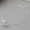 Pulseira Pequena de Baleia Feminina Pulseira ins Prata Esterlina 925 Boutique Estilo Frio Elegante Design Coreano de Nicho Joia