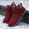 Zapatos de Caminar con Forro de Lana para Otoño e Invierno para Hombres y Mujeres talla extra Algodón Cálido Zapatos de Madre Zapatos Antideslizantes para Ancianos del Noreste para Mujeres