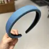 Aro para el Cabello Delgado Azul Denim Retro para Mujer, Diadema Dulce y Fresca Sexy Estilo Ins Pinza para el Cabello de Ala Ancha para Lavarse la Cara Accesorios Simples para el Cabello