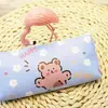 Bolsa de Lápis para Menina Fofa de Alto Valor de Cor Estudante do Ensino Fundamental Bolsa de Material Escolar de Desenho Grande Capacidade para Menina do Ensino Médio Bolsa de Lápis