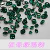 Lote Mixto Plano de Reemplazo K9 Alta Calidad Esmeralda Forma Especial Diamante para Uñas Fondo Puntiagudo Diamante Lote Completo Brillante Diamante Grande Vidrio Diamante para Uñas