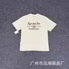 Comercio Exterior Transfronterizo Marca de Moda Nueva Camiseta Casual Holgada de Manga Corta con Estampado de Letras para Hombre y Mujer Parte Superior de Manga Media de Marca de Moda