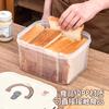 Caja de Almacenamiento para Pan Tostado Contenedor Transparente de Grado Alimenticio Bolsa de Cocina Hermética de Gran Capacidad para Alimentos Refrigerados con Tapa