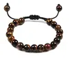 Pulsera Ajustable de Piedra Natural con Cuentas de Mármol Gris y Negro Características Cordón Elástico Suave y Duradero Perfecta para Hombres y Mujeres Accesorio de Moda Tendencia para Ocasiones Casuales y Especiales