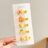 Pinzas para el pelo de bebé completamente cubiertas de tela, Lindas pinzas para el pelo de florcitas, Pinzas para flequillo para bebés y niños pequeños, Accesorios para el pelo que no dañan