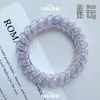 Anel de Cabelo de Linha Telefônica Colorido Jelly com Glitter Fresco de Verão Estilo Coreano Alta Beleza Estilo Menina Doce Corda de Cabelo para Rabo de Cavalo Acessório de Cabeça