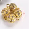 Cierre Magnético Esférico Redondo de 10 mm con Pedrería para Pulseras, Collares, Accesorios, Bufandas y Cuellos de Piel