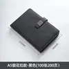 Cuaderno A5 Personalizado Libro de Registro de Reuniones Sencillo para Oficina de Negocios Cuaderno Engrosado con Hebilla que Se Puede Imprimir con Logo