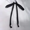 Camisa de Uniforme Jk de Color Sólido sin Corbata Lazo Cuerda de Corbata para Mujer Accesorio de Traje de Marinero Cinta