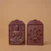 Madera de Azufaifo Golpeada por el Rayo Tallado Colgante de Buda Deidad Guardiana Zodiaco Mono Buda del Nacimiento Tai Sui Suministro del Fabricante