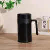 Caneca com cabo de pintura flocos de gelo personalizada, caneca de água executiva, caneca de escritório de presente de luxo, xícara de chá, caneca térmica de aço inoxidável 316