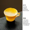 Série de conjunto de chá de cerâmica osmanthus pintado à mão sob o esmalte: bule, tigela com tampa, xícara de degustação (master cup), suporte para bule, porta-copo, xícara de degustação, xícara de café