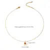 Collar de corazón de circón estilo europeo y americano, collar con colgante de corazón de lujo discreto, cadena de clavícula simple de acero inoxidable para mujer
