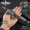 Shuojie Delta Periférico Sensor de Clima Tenglong Rifle de Asalto Modelo Desmontable Juguete de Aleación con Soporte de Exhibición