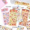Adesivos divertidos de cristal em relevo 3D tridimensional para crianças e meninas, adequados para decorar celulares, copos de água, adesivos de recompensa DIY e planners