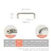 Yuhuan Laidi Liga de Zinco Prata Titânio Barra Longa Luxo Minimalista Moderno Puxador de Porta de Guarda-Roupa Gaveta Armário Pequeno Puxador