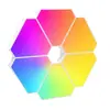 Lámpara cuántica triangular lámpara de captación de sonido inteligente para e-sports tablero de luz triangular extraño LED RGB para juegos DIY empalme LED