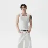 Chaleco Deportivo Casual de Verano para Hombre de Fábrica Estilo Americano de Canalé Elástico Transpirable Sin Mangas Sudadera Tanque