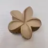 Oufile Europeu e Americano Transfronteiriço Fosco Plumeria Presilha de Cabelo Feminina Férias Coque Presilha Tubarão Grampo de Cabelo Acessórios de Cabelo Atacado