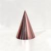 Tocado de Papel de Aluminio Transfronterizo Sombrero de Cumpleaños Color Sólido Sombrero de Fiesta para Niños y Adultos Sombrero de Papel Decorativo Láser Papel de Cara Brillante y Colorido