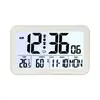 Reloj Electrónico de Sala de Estar de Venta Caliente Transfronterizo, Reloj de Pared Luminoso Activado por Voz, Reloj Despertador de Temperatura y Humedad, Reloj de Escritorio Simple Creativo para el Hogar