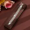 Moda Coreana Alta Calidad Flor Completa de Diamantes Pulsera Nueva para Mujeres para Usar Pulsera Sencilla Joyería de Mano