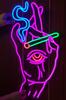 Amazon Gesto Temu Comércio Exterior Transfronteiriço Mão Cigarro Sem Fumar Luz Decorativa Neon Produto Padrão Venda Quente Personalização