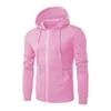 Comercio Exterior Amazon Cárdigan Suéter de Color Sólido Sudadera con Forro Polar Top Deportivo Otoño e Invierno Hombres y Mujeres Camisa con Cremallera