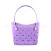Bolsa de Playa Eva de Venta Caliente Transfronteriza, Moda Europea y Americana, Bolsa Perforada DIY, Bolso Cruzado, Bolso Popular para Mujer, Estilo Nicho Coreano