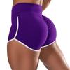 2020 Nuevo Verano Europeo y Americano Comercio Exterior Damas Talla Grande Sexy Color Sólido Cintura Alta Deportivo Correr Mallas Cadera Shorts