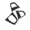 Adecuado para botones del volante Renault Megane 3/Fluence, pegatina decorativa de fibra de carbono real