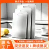 ¡Guau, tabla de cortar de acero inoxidable hecha a medida para cocina casera, tabla de cortar de doble cara, anti-moho, grado alimenticio, antibacteriana