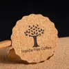 Pegatinas Impermeables de Madera Suave, Etiquetas con Logotipo Personalizado, Pegatinas Autoadhesivas, Pegatinas Selladoras Personalizadas para Tazas de Café, Personalizadas con Imágenes