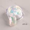 Joyería de uñas transfronteriza con brocado de nube aurora, piezas de hielo, piezas de unicornio mágico, piezas de hielo para uñas embotelladas