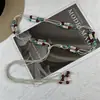 Cinto Tecido Estilo Étnico Corda de Cintura com Nó de Franja Decoração para Saia Feminina Vestido Corrente de Cintura com Contas Acessórios Longos
