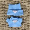 Solo Ropa para Muñeca 17cm Muñeca de Arrastre Gorro de Punto Camiseta Set de Tela Primera Generación Segunda Generación Tercera Generación Set